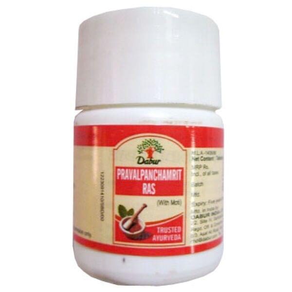 Dabur Praval Panchamrit Ras 20 tablet