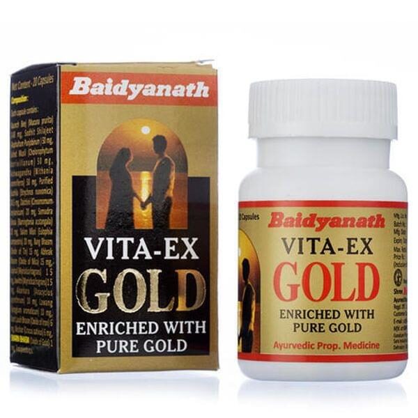 Baidynath Vita-Ex Gold 10 Capsules for vigour and vitality