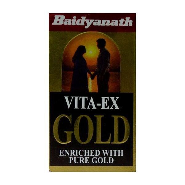 Baidyanath Vita Ex Gold 20 Capsules - Combo Pack of 3
