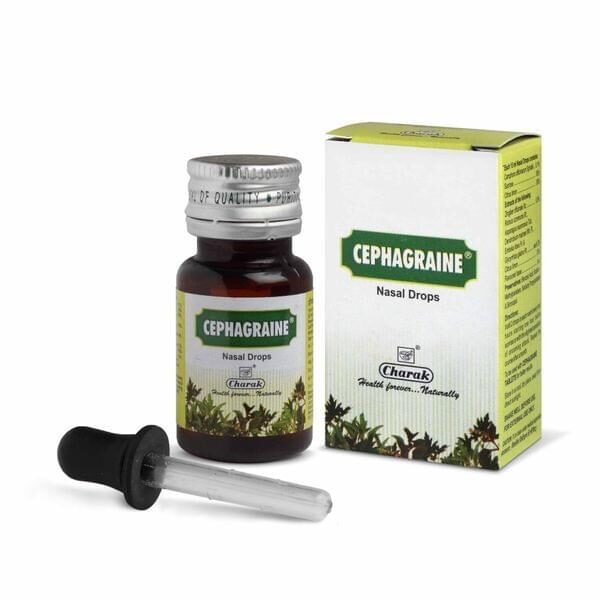Charak ph Cephagraine Nasal Drops 15ml pack of 5