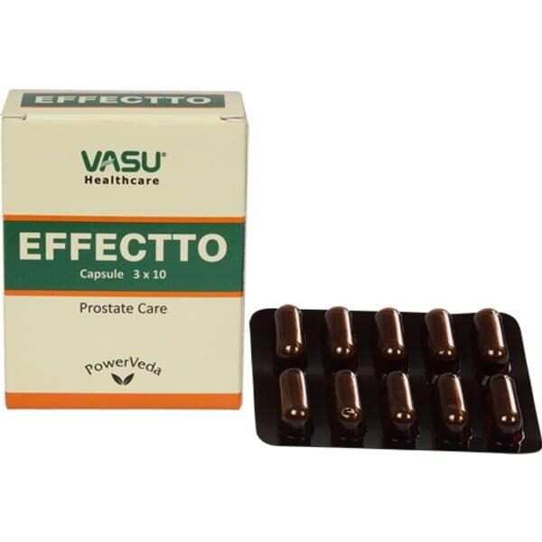 Vasu Effectto 30 Capsule (To reduce Prostate size)