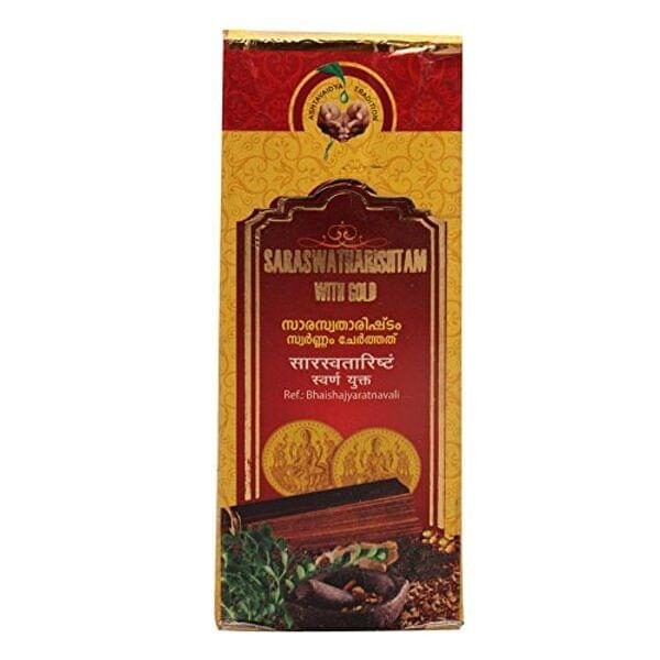 Vaidyaratnam Saraswatharishtam 450ml - Ayurvedic Brain Tonic for Memory and Focus