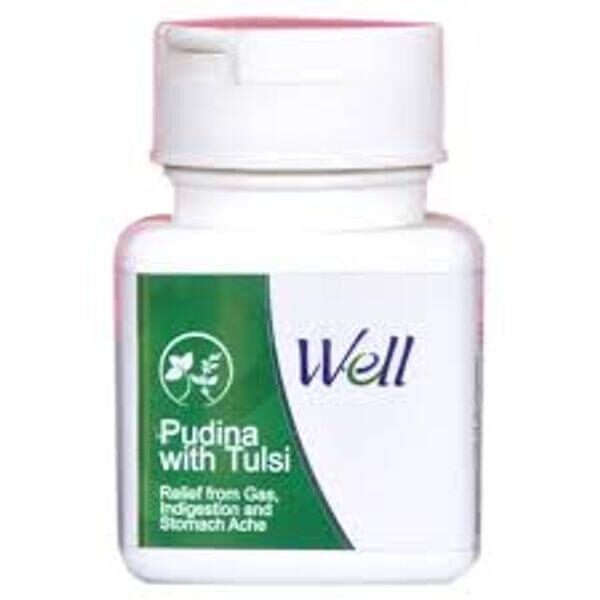 Well Pudina with Tulsi 100 Softgels | Modicare