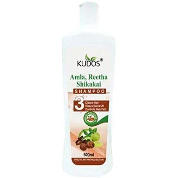 KUDOS Amla, Reetha Shikakai Shampoo (500ml)