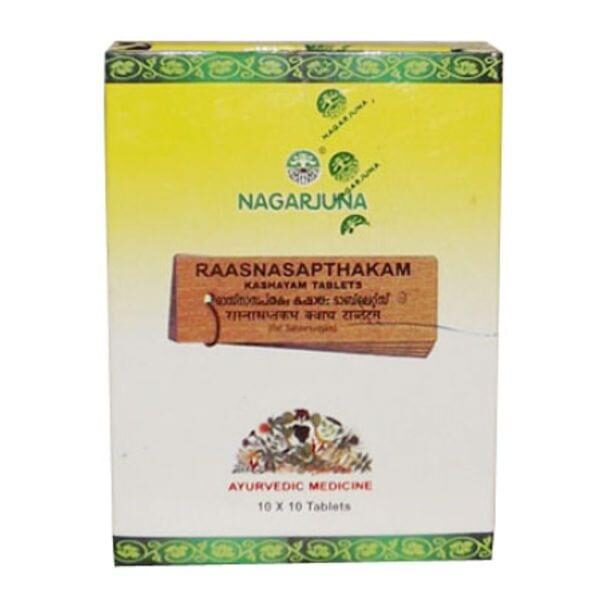 Nagarjuna Raasnasapthakam kashayam 100Tab