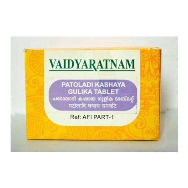 Vaidyaratnam Patoladi Kashaya Gulika 100 Tablet
