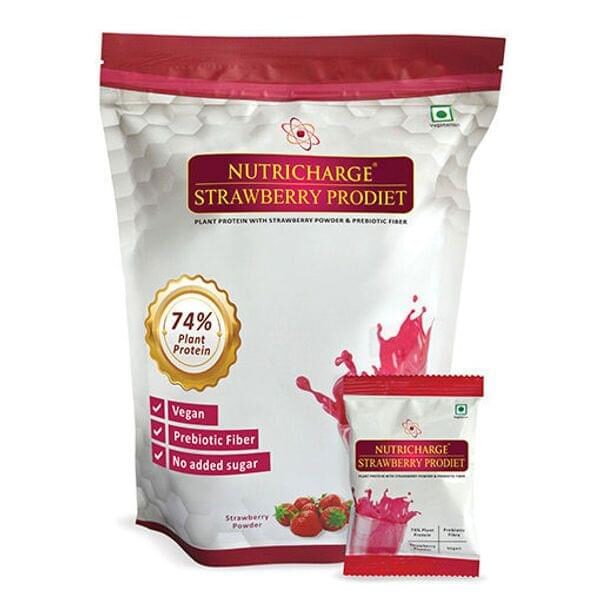 Nutricharge Strawberry Prodiet Vegan Protein Powder