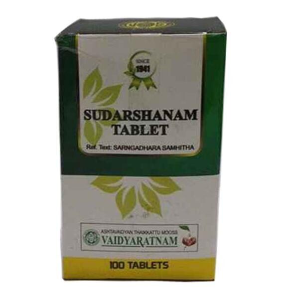 Vaidyaratnam Sudarshanam Gulika Tablet (100 Tab)