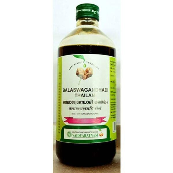 Vaidyaratnam Balaswagandhadi Thailam 200ml