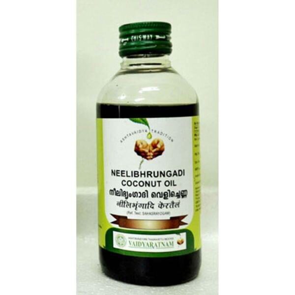 Vaidyaratnam Neelibhrugadi Kera Thailam 200ml