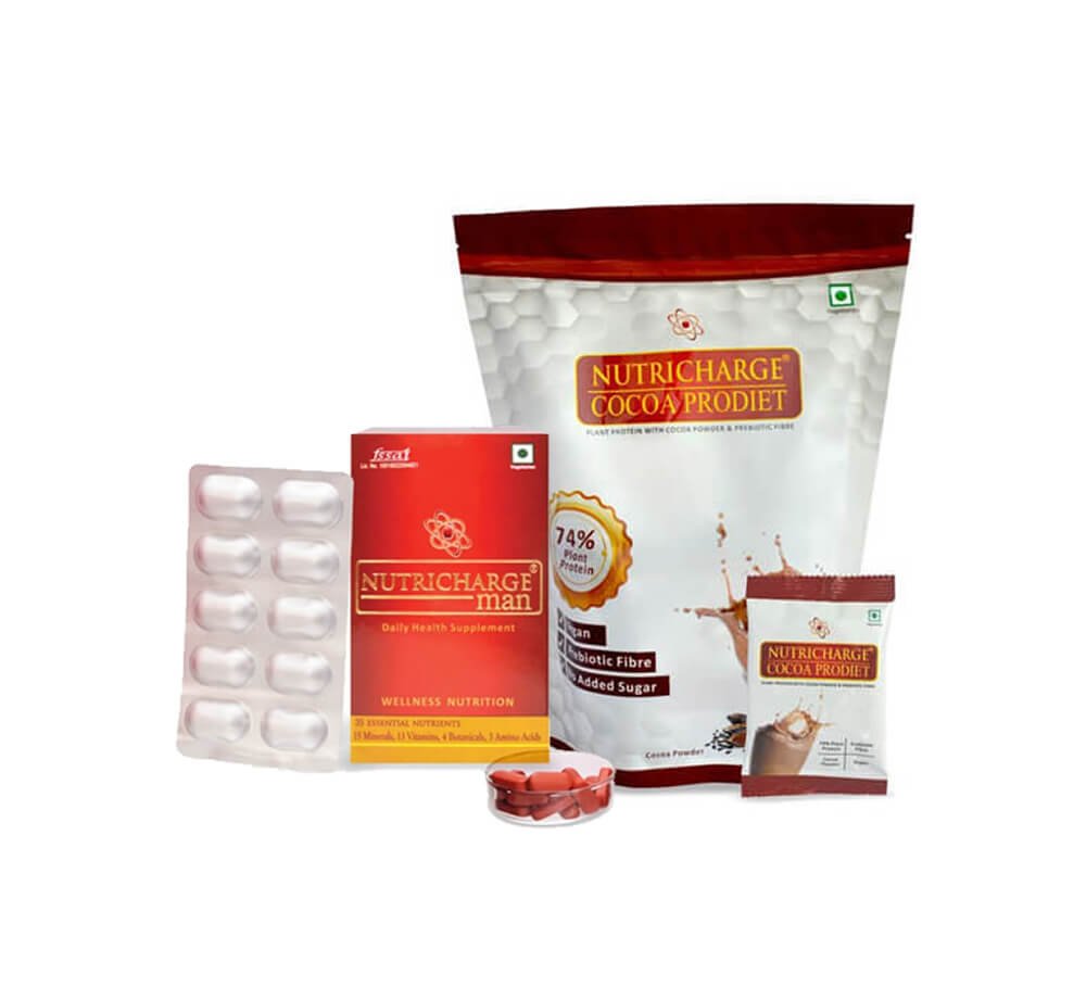 RCM Nutricharge Man Combo (Nutricharge Man + Nutricharge ProDiet)