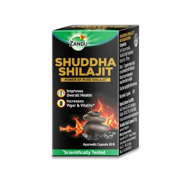 Zandu Shuddha Shilajit 30 Capsules