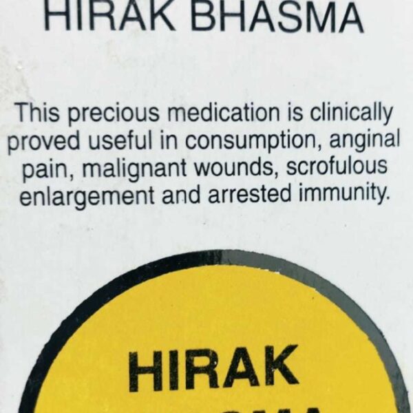 Unjha Hirak bhasma 200 mg