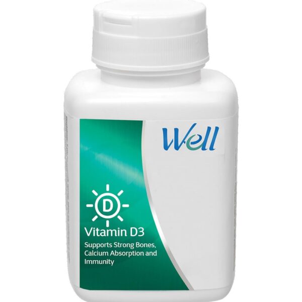 Well Vitamin D3 60 Tabs | Modi Care