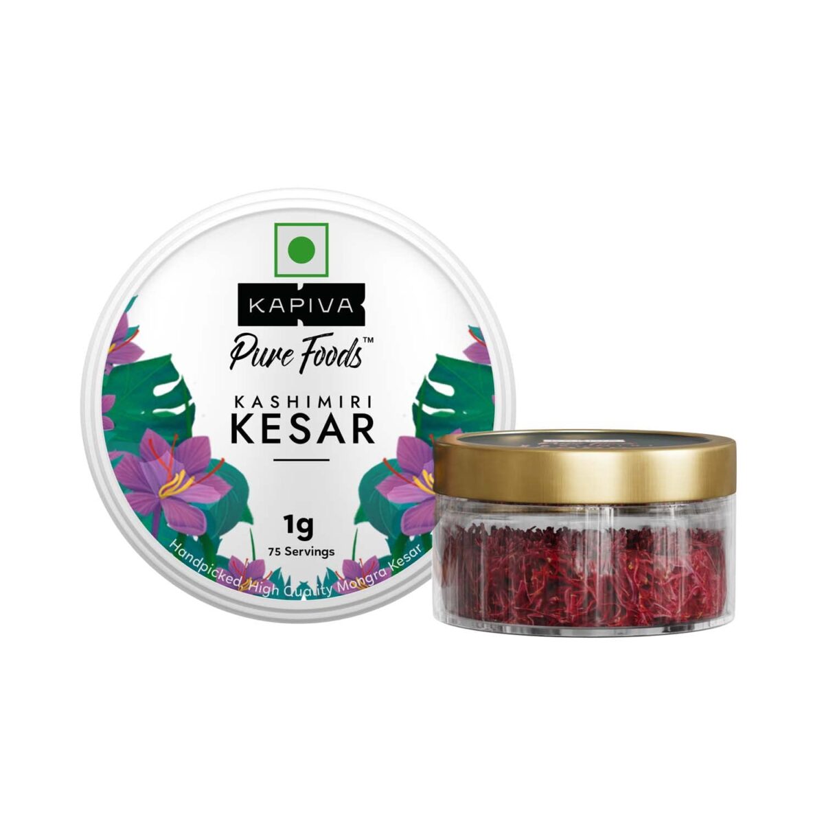 Kashmiri Mongra Kesar, 1g| Kapiva