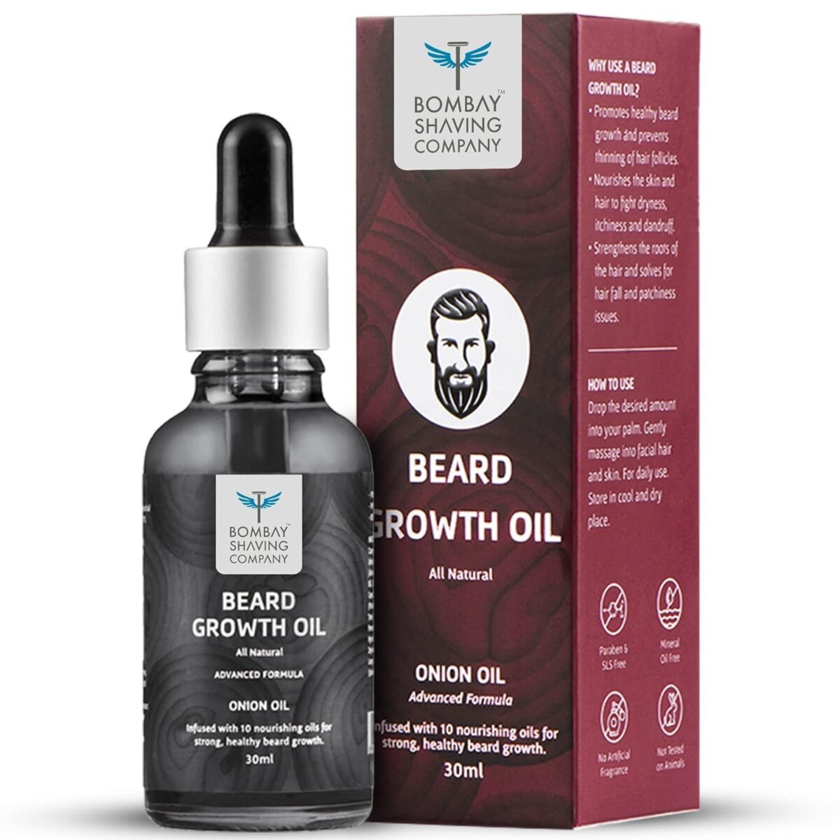 Onion Beard Growth Oil, 30ml| Bombay Shaving