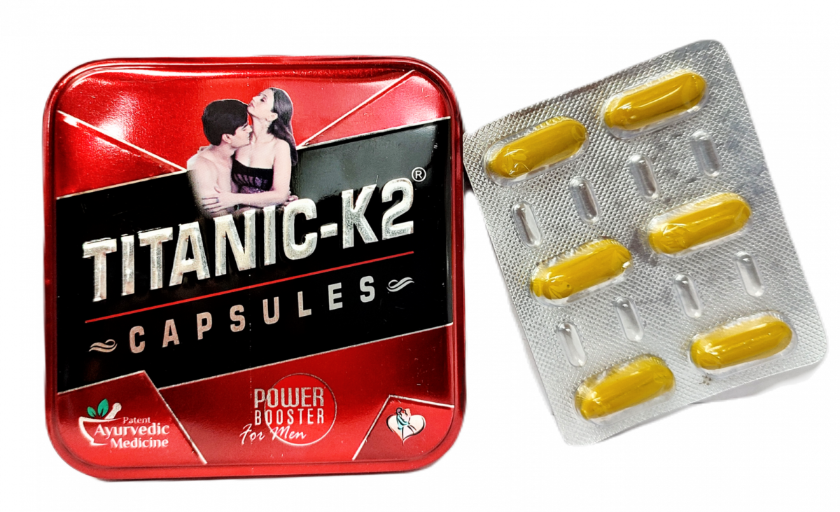 Titanic K2 Power Booster Capsule for Men (6 Each)