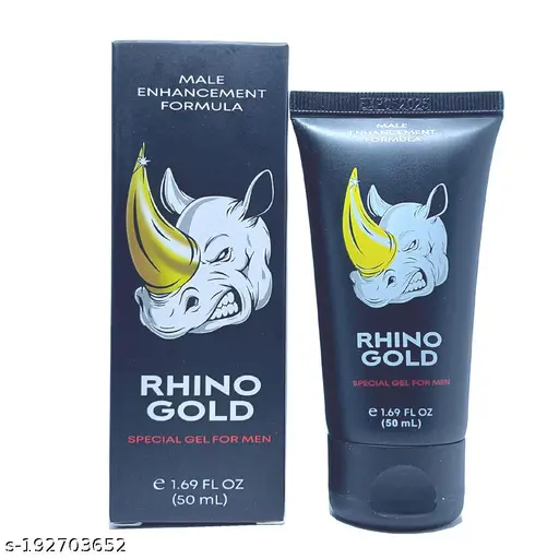 Rhino Gold Enlargement Massage Lubricant Gel For Solid & Hard D*