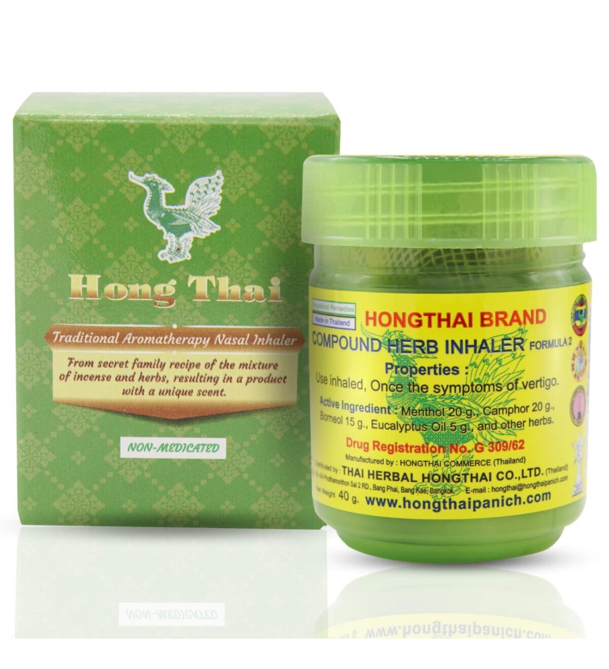 Hong Thai Traditional Thai Herbal Inhalant - 40 GM