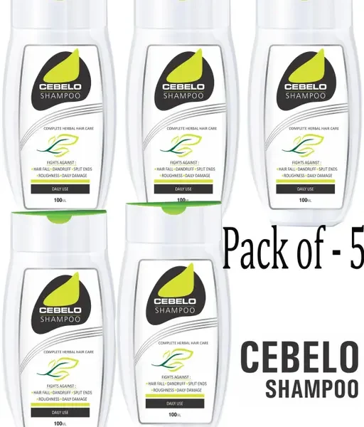 Cebelo Shampoo Complete Herbal Hair Care Anti Dendruff Shampoo 100 ml x 5