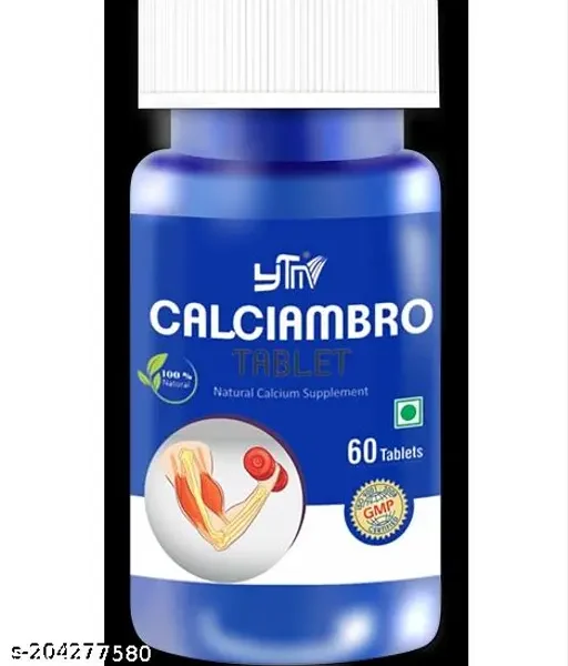 YTM Calciambro Tablet Natural Calcium Supplement (60Tab)