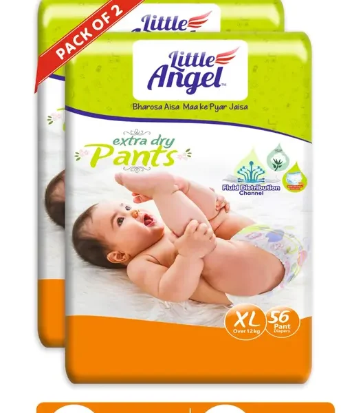 Little Angel Baby Diaper Pants, Extra Large - 112 Pcs