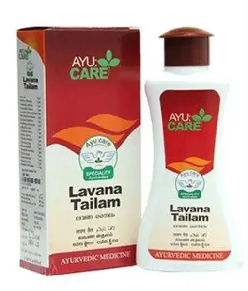 Ayucare Lavana Tailam (100 ml) -Pack of 3, Red