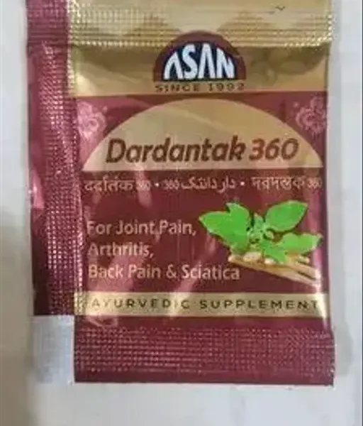 Dardantak 360 Powder for Joint Pain, Arthritis, Back Pain & Sciatica Powder pack of 56 Pouches