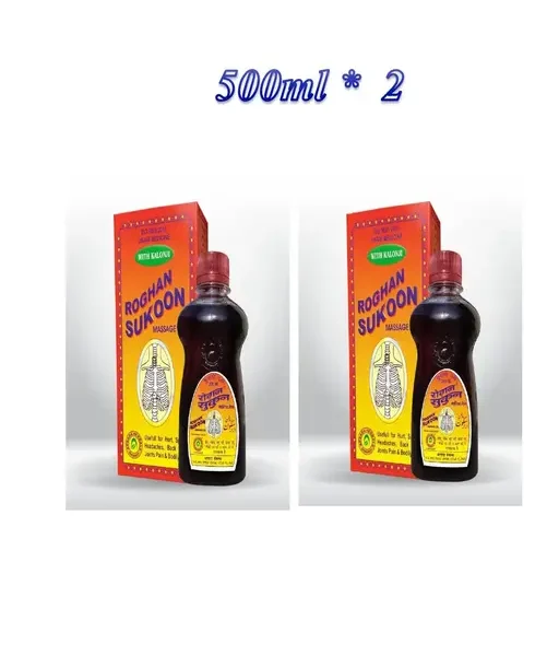 Roghan Sukoon Massage Oil 500ml Pack Of 2