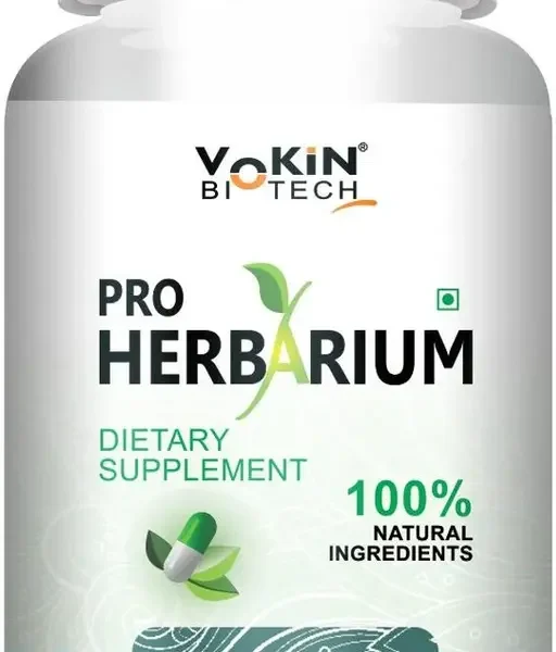 Vokin Biotech Pro Herbarium Protects Liver, Heart, Lungs, Stomach & Skin from Parasites (60 Capsules)