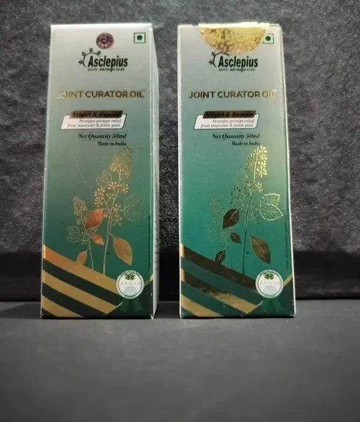 Asclepius Joint Curator Oil-50 ML 50 ML -(Pack Of 2)-Asclepius Wellness
