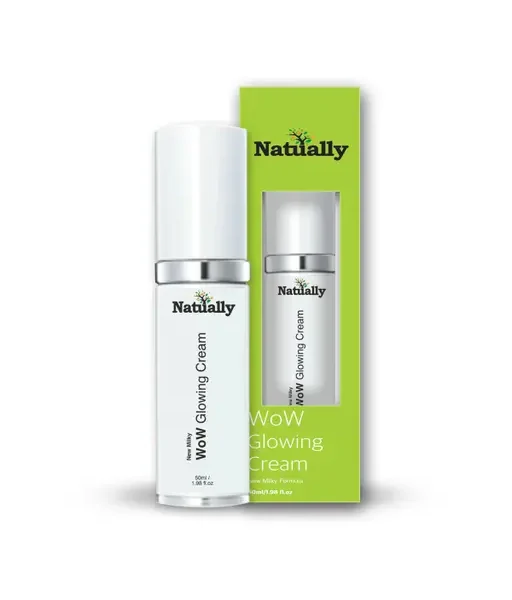 Natually Organic Skin Glow Fairness Whitening Face Cream, 50 grams