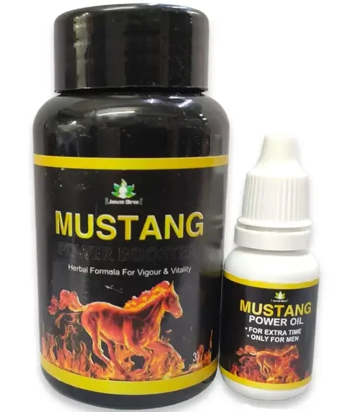 Jeevan Shree Mustang Capsules (30 Caps) + Oil (10 ml)