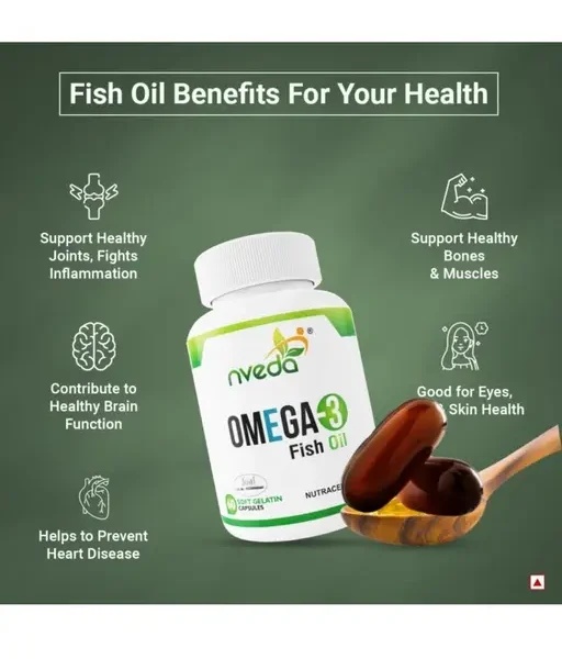 Name: Omega-3-Fish-Oil 1500mg For Men & Women, Omega 3 fatty-acid black Capsules with 1500mg EPA-DHA 120mg