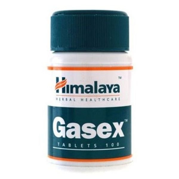 Himalaya Gasex 100 Tablets-Improves digestion and relieves gaseous distension