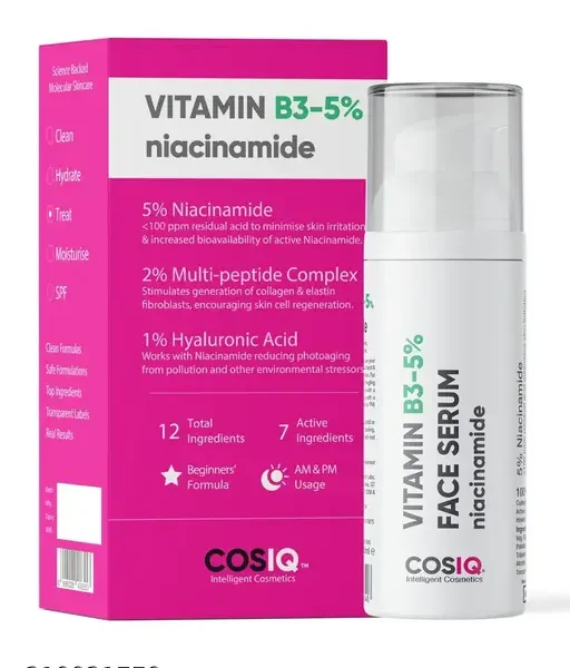 Cos-IQ Niacinamide Vitamin B3-5% Serum, 30ml