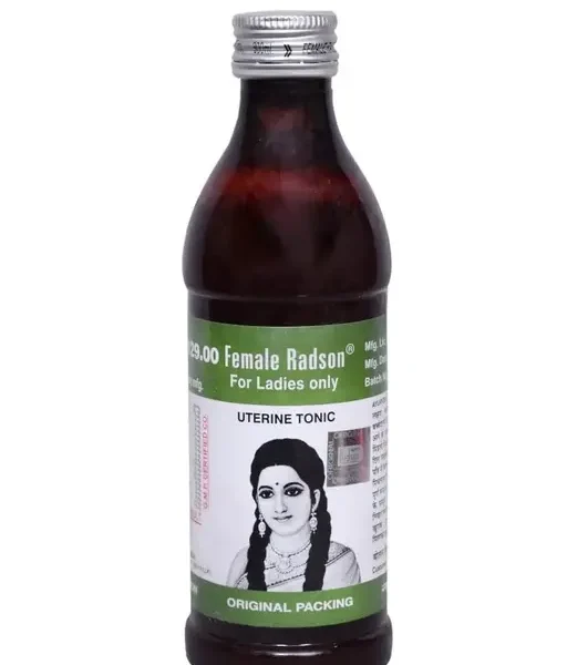 FEMALE RADSON SYRUP 300ml (PACK OF 1 |Revitalizing Tonic/Nutrient Packed/ Best Ayurvedic 100 years old trusted,completely safe Wellness Formula/Women's Health Tonic | Hormonal Balance Suppor | Energy Booster for Females /Painful Menstruation/Leucorrhoea/Dysmenorrhoea and other Uterine disorders