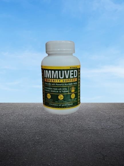 IMMUVED - Ayurvedic Immunity Booster with Amla, Turmeric and Ashwagandha 30 Capsule