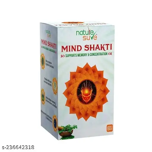 Nature Sure Mind Shakti Tablets with Natural Herbs – 1 Pack(60 Tablets)