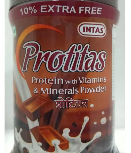 PROTITAS Protein powder with vitamins, minerals For Energy, Strength, Immunity, Muscle Growth,Mass gain Protein Blends For all age Family members (CHOCOLATE , 220 gm)